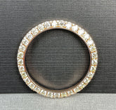 10k Rose Gold 3.75 Carat PRONG Diamond Bezel FOR Rolex 36mm Datejust Day-Date